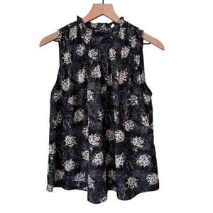 Joie Black Sleeveless Blouse Tank Top Size M